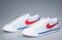 Giày Nike Blazer Low Lifestyle All White Red 371760-109