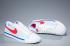 buty Nike Blazer Low Lifestyle All White Red 371760-109