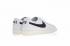 Sepatu Kasual Nike Blazer Low Premium White Black Sail 454471-104