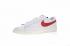 Nike Blazer Low Premium sapatos casuais branco ginásio vermelho 454471-105