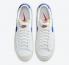Nike SB Blazer Low Hyper Royal Witte Schoenen DA6364-103