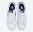 Nike SB Blazer Düşük LE Beyaz Gece Yarısı Lacivert Ayakkabı AV9370-119,ayakkabı,spor ayakkabı