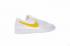 Nike SB Blazer Low Pop PS รองเท้าลำลองสีเหลืองสีขาว AQ5605-101