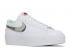 Женский блейзер Nike на низкой платформе Белый мятный пенопласт Сирена Металлик Серебристый Красный DQ7654-100