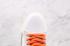 Sacai x Nike SB Blazer alacsony fehér kék narancssárga cipőt BV0076-104