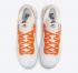 Sacai x Nike SB Blazer Low 白色 Magma Orange DD1877-100