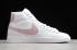 2019 Donna Nike Blazer Mid Vintage Sued White Particle Rose 917862 105