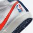 NBA x Nike SB Blazer Mid 77 EMB 75th Anniversary Knicks Putih Oranye Biru Void DD8025-100