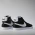 Nike Blazer Mid Lifestyle-Schuhe in Schwarz und Weiß