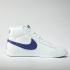 Nike Blazer Mid Lifestyle Schoenen Wit Blauw