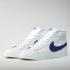 Nike Blazer Mid Lifestyle Schoenen Wit Blauw