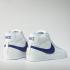 Nike Blazer Mid Lifestyle Chaussures Blanc Bleu