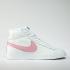 Nike Blazer Mid Lifestyle 鞋白色粉紅色