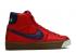 Nike Blazer Mid Premium Tech Pack สีม่วง Quasar Ice Green Varsity Red 317435-651