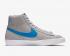 Nike SB Blazer Mid 77 Coney Island Hoops Abu-abu Kabut Cahaya Foto Biru Putih CV8927-001