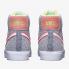 Nike SB Blazer Mid 77 Paket Kaus Daur Ulang Abu-abu Olahraga Merah Listrik Hijau CW5838-022