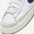 Nike SB Blazer Mid 77 Vintage Joker White Court สีม่วงสีเขียว Noise DO1157-100
