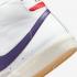 Nike SB Blazer Mid 77 Vintage Swooshes de cuero de baloncesto no coincidentes DQ7777-100