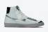 Nike SB בלייזר Mid 77 Vintage שנחאי אפור כסף לבן שחור DC9170-001