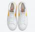 Nike SB Blazer Mid 77 復古太空嬉皮白色黃色 DA4677-100