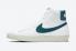 Nike SB Blazer Mid 77 復古白色深青綠色鞋 BQ6806-112