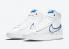 Nike SB Blazer Mid Airbrush 白色寶藍色鞋 DD9685-100