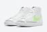 Nike SB Blazer Mid Vert Swoosh Blanc Gris Noir Chaussures DJ3050-100