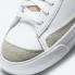 Nike SB Blazer Mid Vert Swoosh Blanc Gris Noir Chaussures DJ3050-100