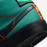 Nike SB Blazer Mid PRM Noble Groen Zwart Wit Veiligheid Oranje DC8903-300