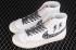 Nike SB בלייזר Mid Vintage זמש לבן שחור נעליים BQ6806-100