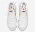 Giày Nike SB Blazer Mid Yellow Swoosh Trắng Xám Đen DJ3050-101
