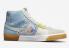 Nike SB Zooom Blazer Mid Edge Floral Paisley Boarder Azul DM0859-400