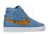 Nike Supreme X Zoom Blazer Mid Qs Sb Denim Blauw Industrieel Zwart DX8421-400