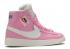 Nike Dame Blazer Rebel Mid Pink Psychic Summit Sort Hvid BQ4022-602