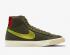 Nike Dames SB Blazer Mid 77 Olive Snakeskin Lemon Venom CZ0462-200