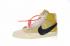 gebroken witte Nike Blazer Studio Mid Pale Vanilla Tan Oranje AA3832-700
