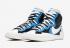 Sacai x Nike SB 블레이저 미드 화이트 블랙 레전드 블루 BV0072-001,신발,운동화를