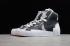 Sacai x Nike SB Blazer Mid White Black Wolf Grey Running Shoes BV0062-002