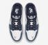 Nike SB x Air Jordan 1 Low Midnight Marin Vit Ember Glow Metallic Silver CJ7891-400