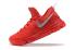Nike KD 9 Kevin Durant Herren-Basketballschuhe, ganz in Rot/Silber, 843392
