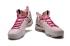 Nike KD 9 Kevin Durant Herren-Basketballschuhe, Pink, Silber, Blume, Schwarz, 843392