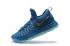 Nike Zoom KD 9 EP IX Kevin Durant Herren-Basketballschuhe, Lake Blue Metallic Silver 843392
