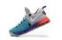 Nike Zoom KD 9 IX Sepatu Basket Pria Flyknnit Lake Blue Grey Purple 844392