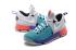Nike Zoom KD 9 IX Sepatu Basket Pria Flyknnit Lake Blue Grey Purple 844392