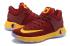 Nike Zoom KD Trey 5 IV Anggur Merah Kuning Sepatu Basket Pria EM