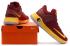 Nike Zoom KD Trey 5 IV Anggur Merah Kuning Sepatu Basket Pria EM