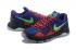Nike KD 8 VIII iD Kevin Durant Herre Basketball Sko Lilla Blå Grøn 818303-992