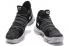 Nike Zoom KD X 10 Tênis de basquete masculino preto e branco