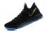 Nike Zoom KD X 10 Heren Basketbalschoenen Zwart Blauw Goud Nieuw