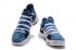 Nike Zoom KD X 10 Heren Basketbalschoenen Blauw Wit Nieuw